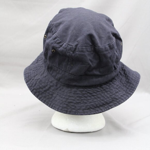 UIC Flames Bucket Hat (VTG) - Black Stitched In Logo - Adult Size XL - Picture 5 of 8